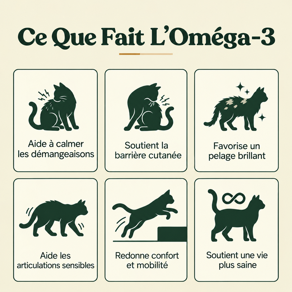 Felinutra Omega 3 Marin EPA+DHA Pour Chats