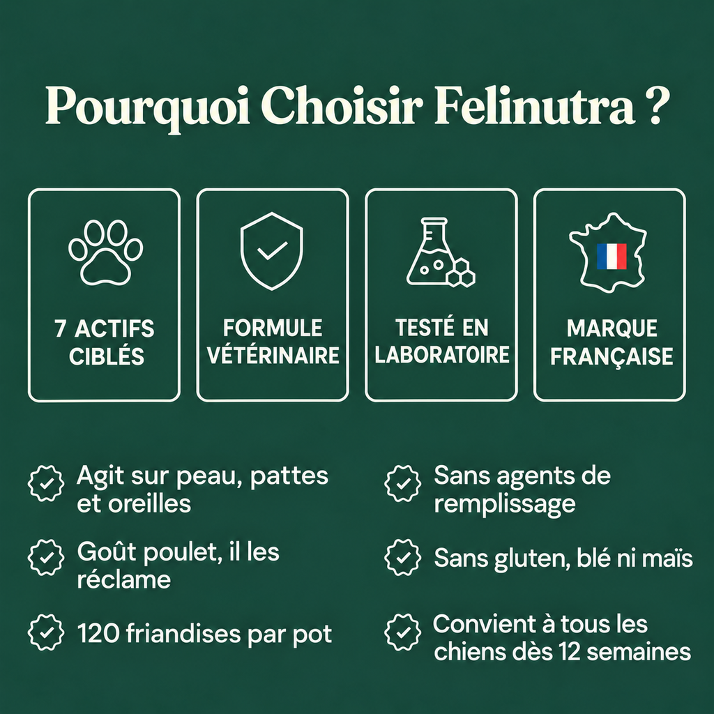 Felinutra Friandises Démangeaisons & Immunité Pour Chiens