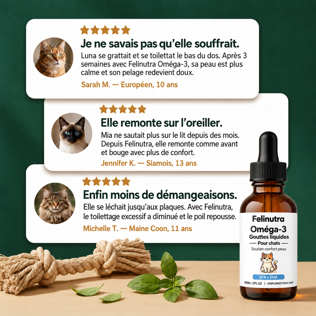 Felinutra Omega 3 Marin EPA+DHA Pour Chats