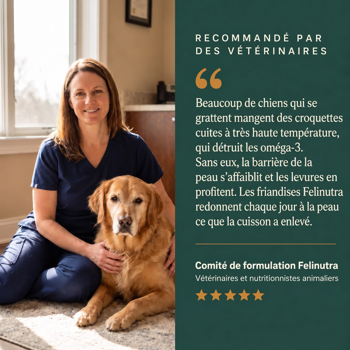 Recommandé par des vétérinaires